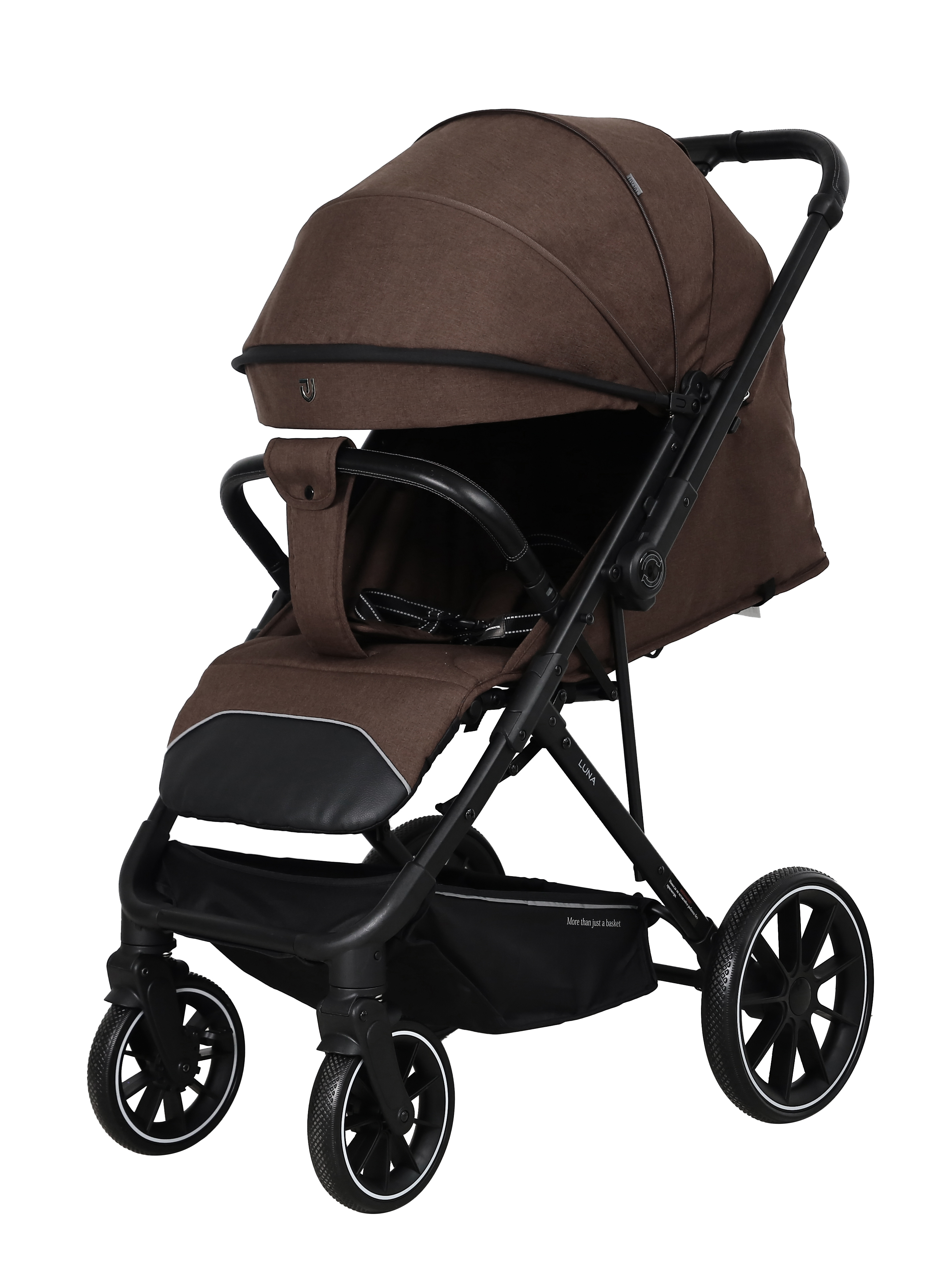 Коляска прогулочная JOVOLA Luna коричневый - фото 3
