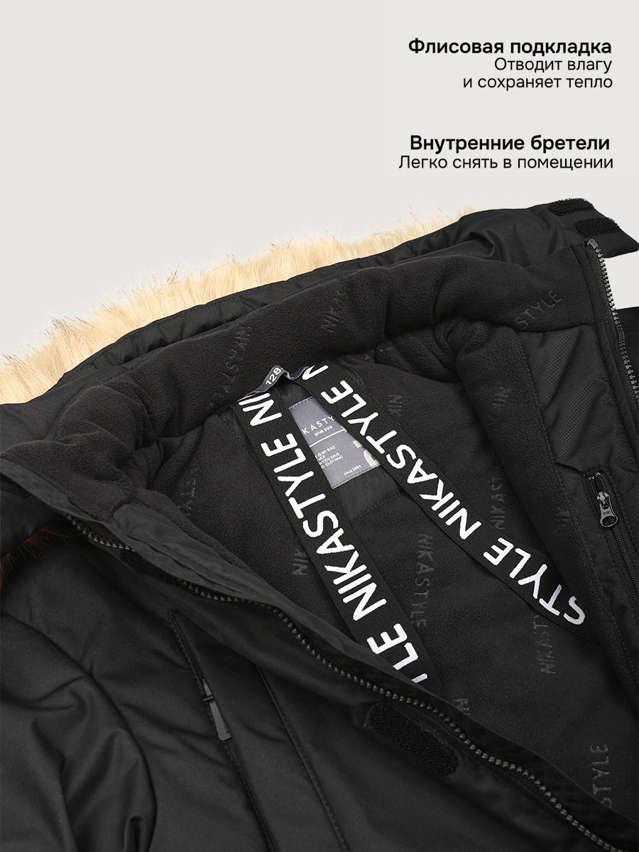 Куртка NIKASTYLE +4з6525 черный - фото 12