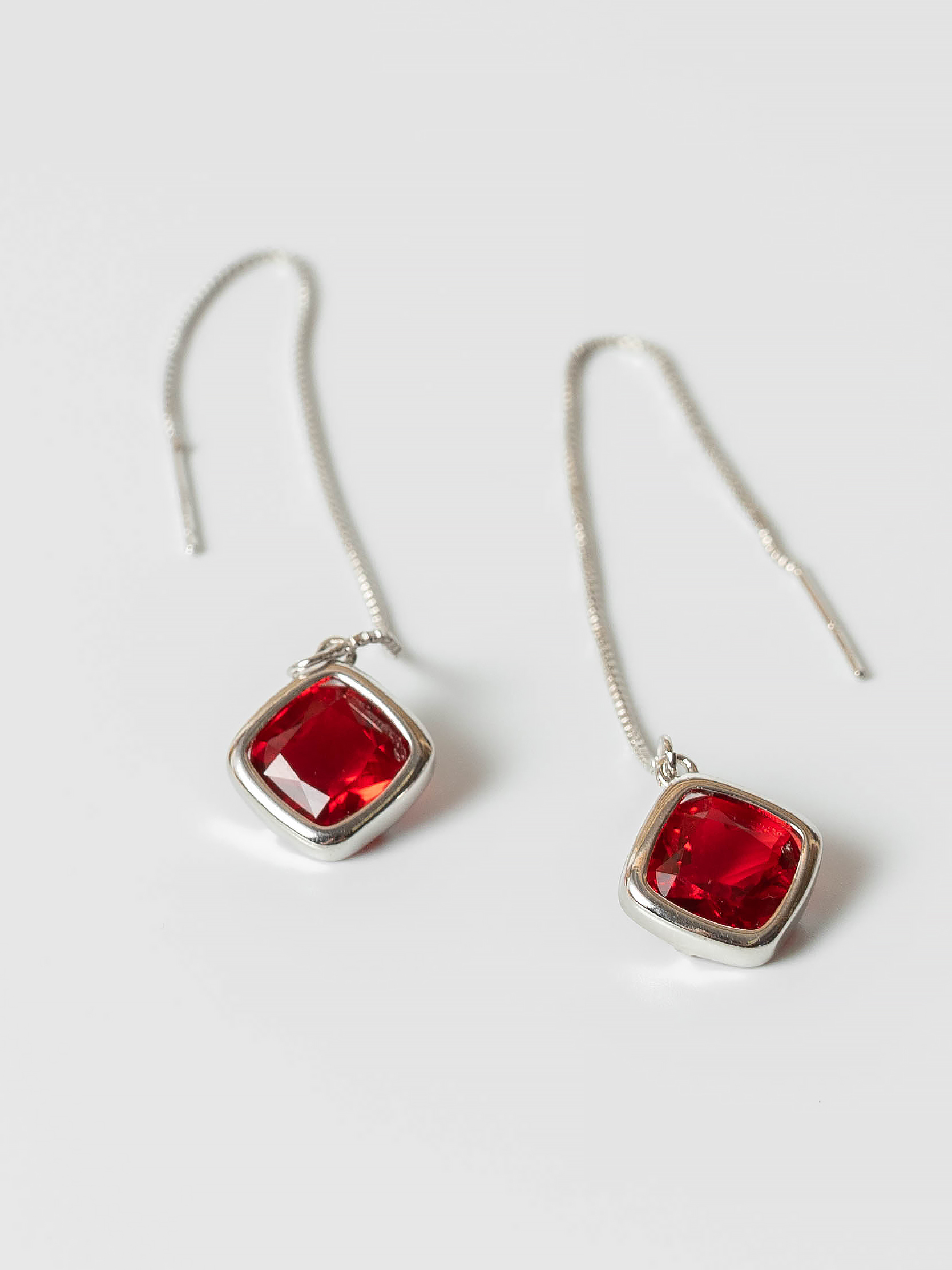 Серьги Shine and Beauty 75912-9-КРАСН - фото 4