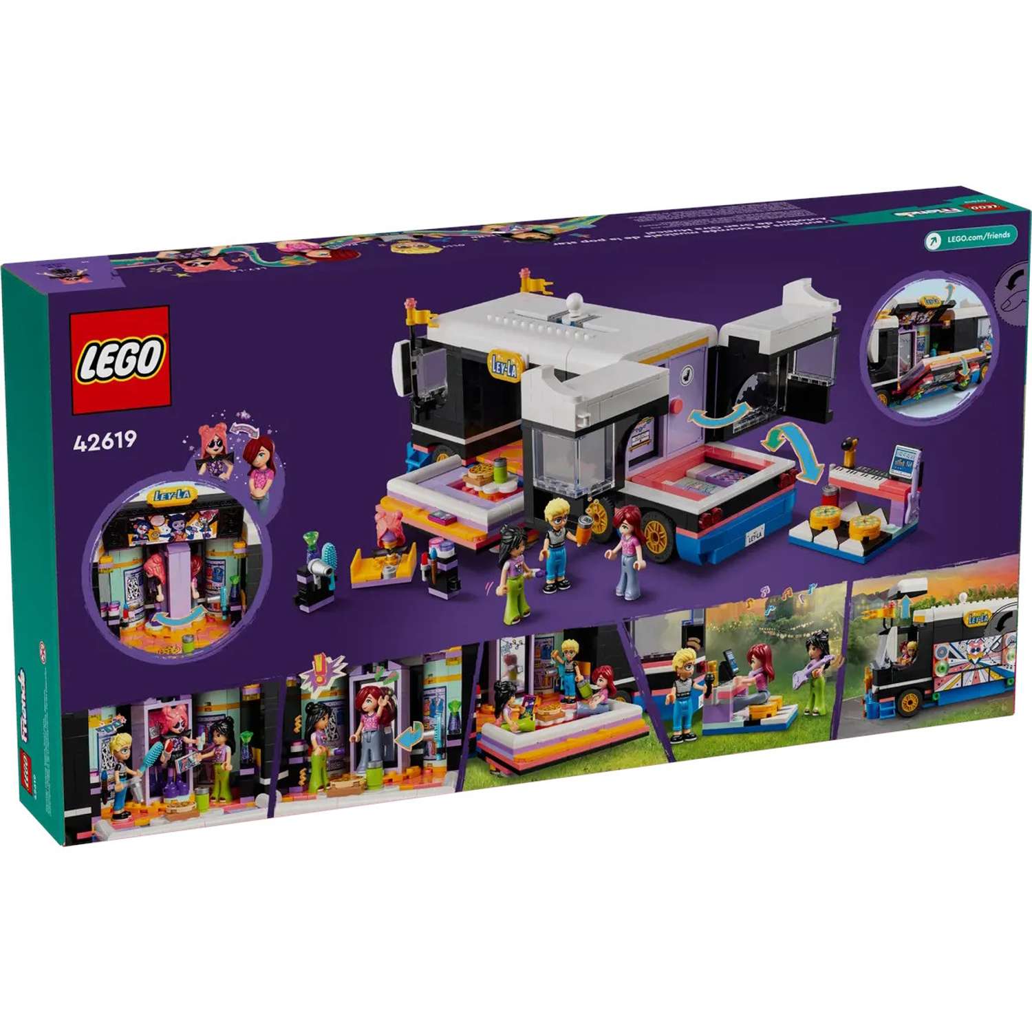 Конструктор LEGO Friends Музыкальный тур поп-звезды 845 дет. - фото 8