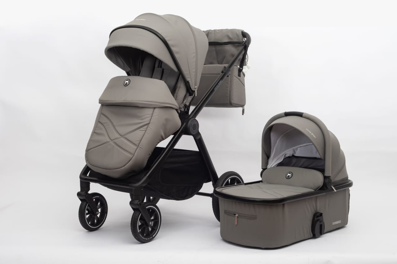 Коляска 2в1 Ining baby PLUS зеленый - фото 1