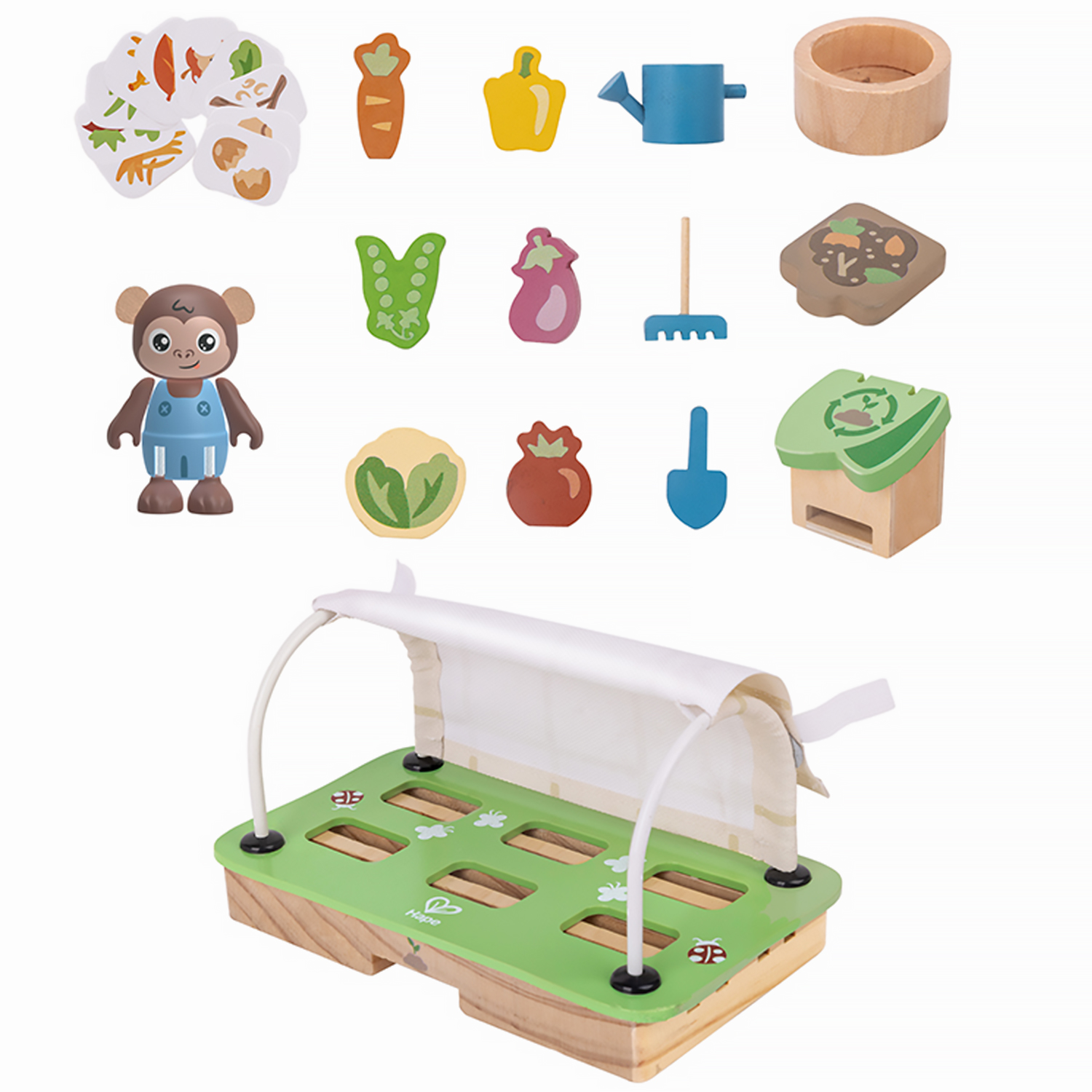Игрушка Hape Собираем урожай Мини-дом - фото 3
