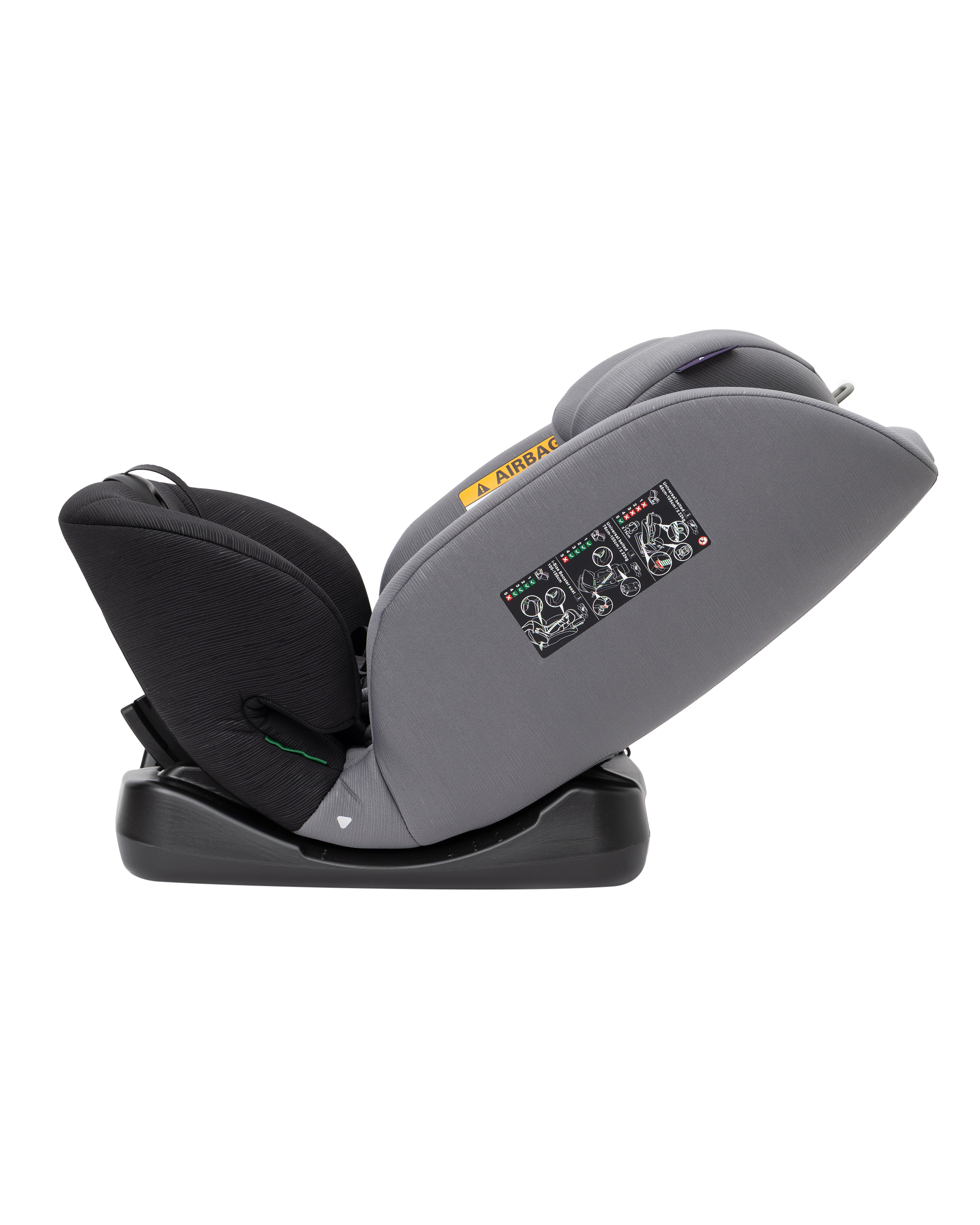 Автокресло BabyGo 4-Stage 0+/1/2/3 (0-36 кг) серый - фото 5