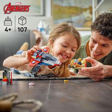 Конструктор LEGO Marvel Super Heroes Captain America vs.Thanos 107 дет.