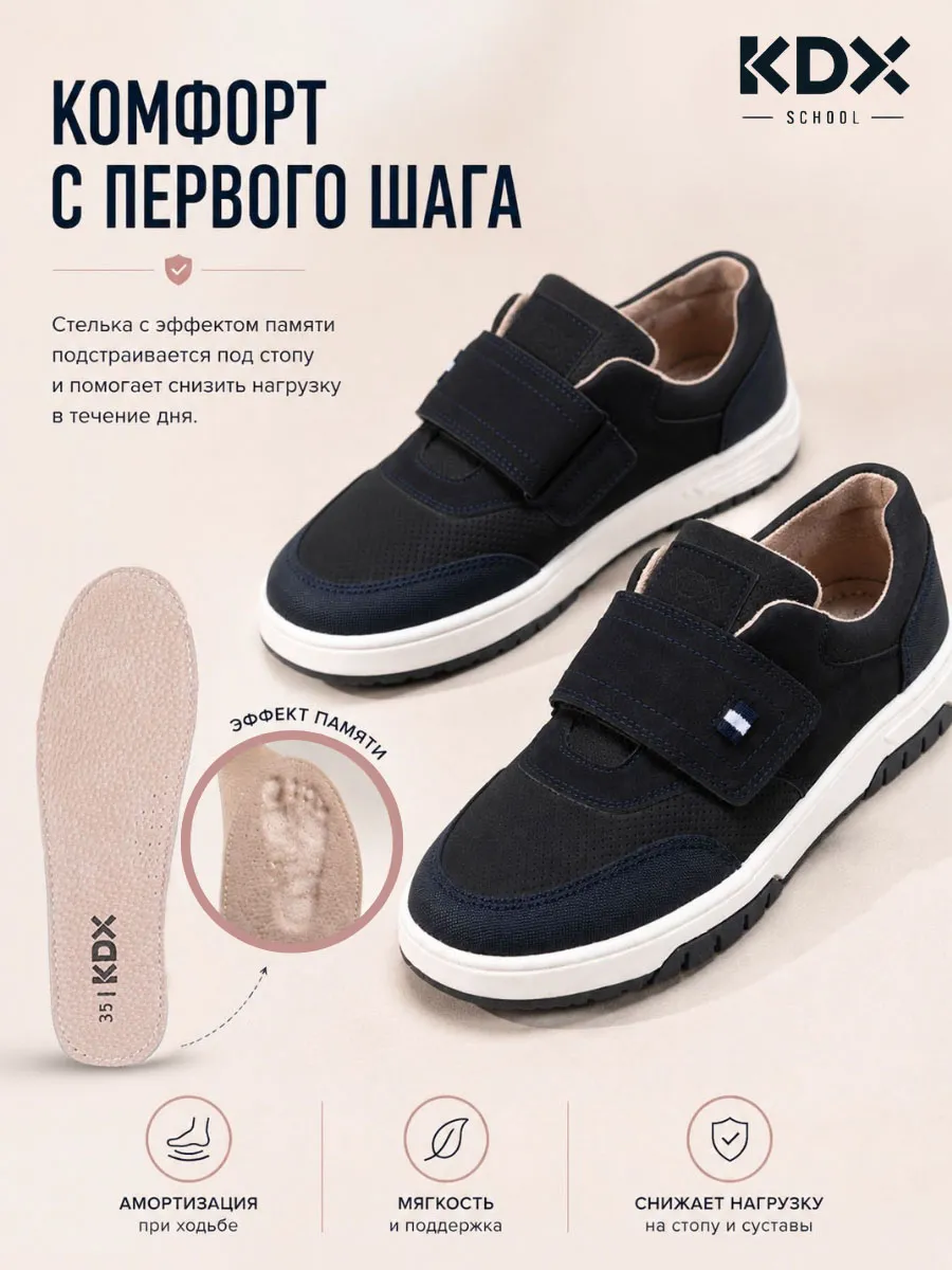 Туфли KDX MUSC-03 navy - фото 9