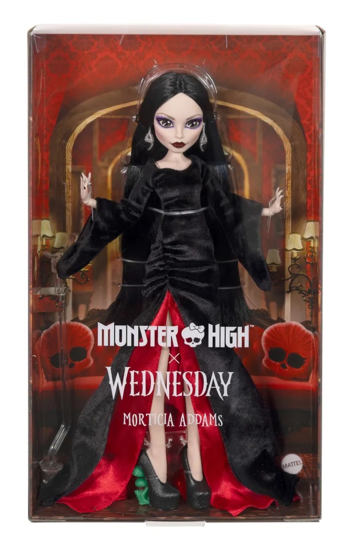 Кукла модельная Monster High Wednesday Mattel Мортиша Аддамс высота 28 см JLK99 - фото 2
