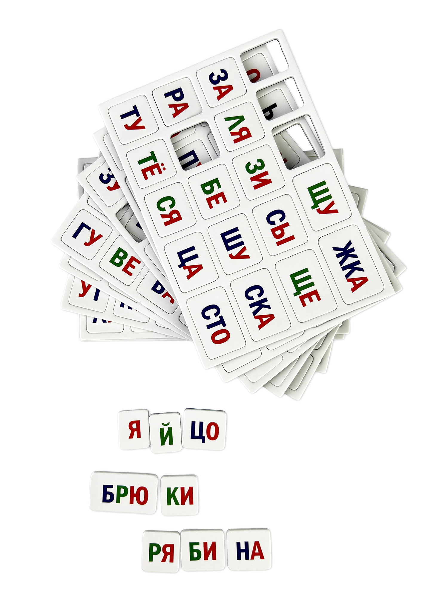 Настольная игра Дрофа-Медиа Учимся читать по слогам - фото 9