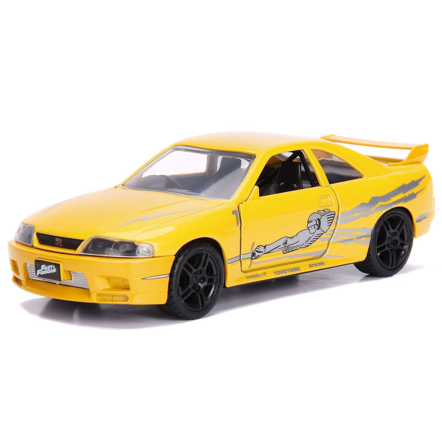 Автомобиль Jada Toys Nissan 1:32 желтый ТоуR108 - фото 6
