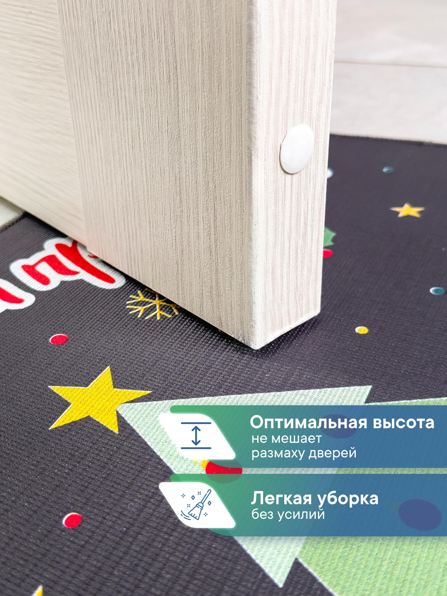 Ковёр придверный VILINA Элемент 40 x 60 см 1 шт. - фото 3