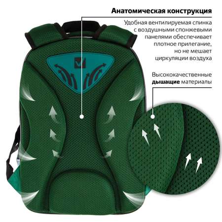 Ранец Brauberg Quadro Fire football