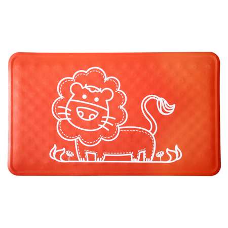 Коврик для ванны ROXY-KIDS антискользящий 34*58см Красный BM-M164R