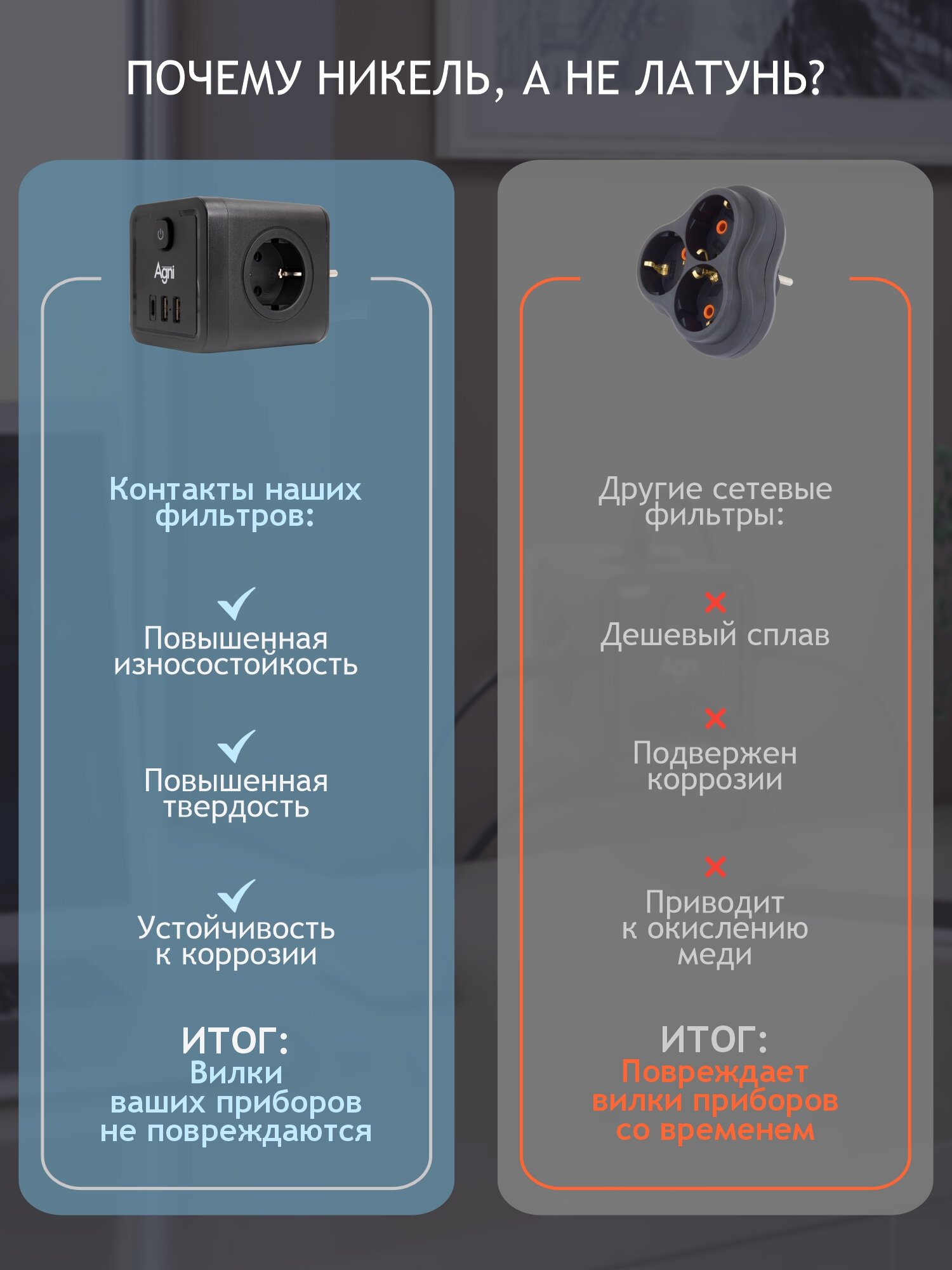 Разветвитель сетевой AGNI TP-WJ3U4E-C - фото 7