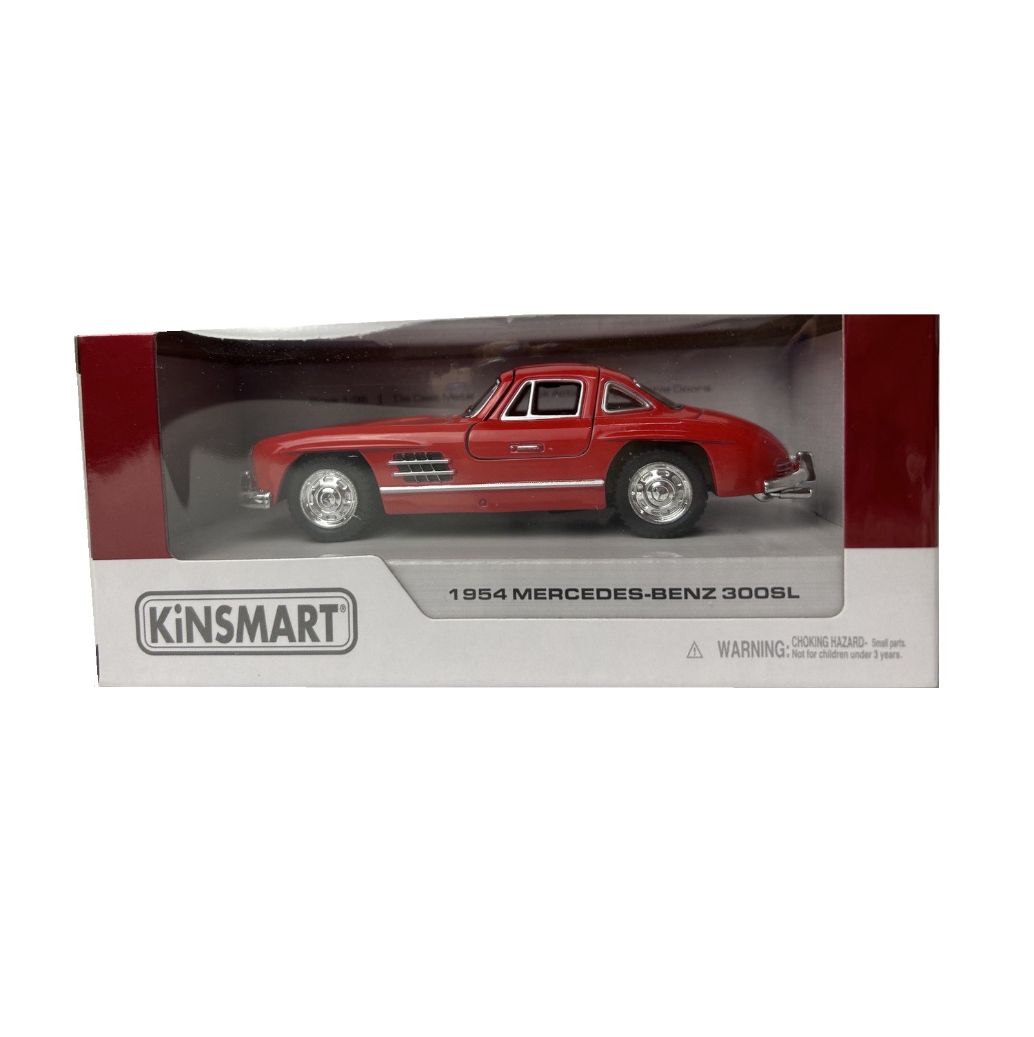Автомобиль KINSMART Mercedes 300SL 1954 красная 1:36 КТ5346/1 - фото 5