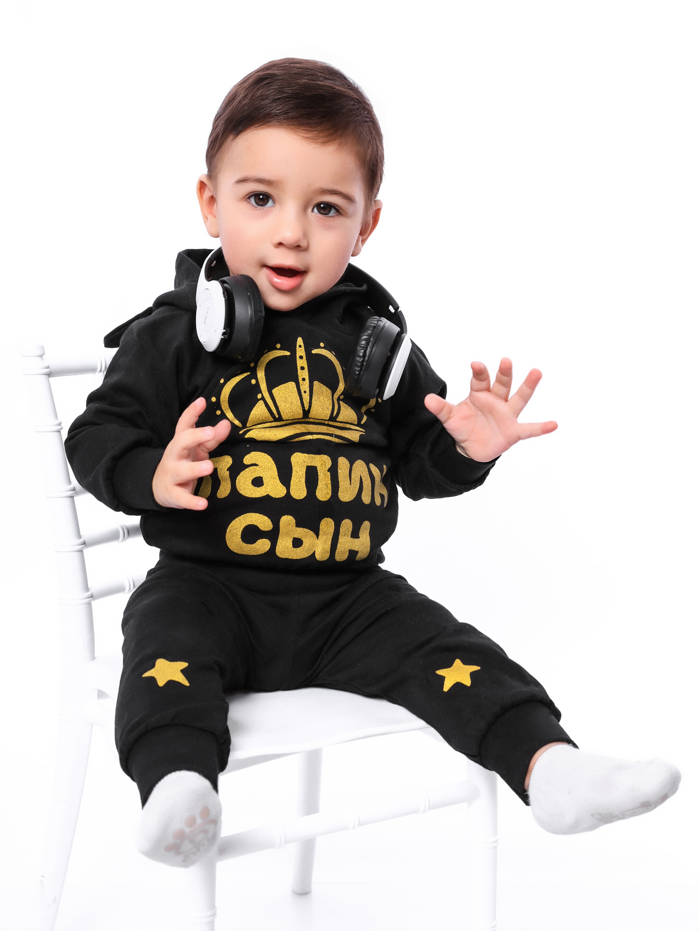 Спортивный костюм BabyDreams KS01черный - фото 1