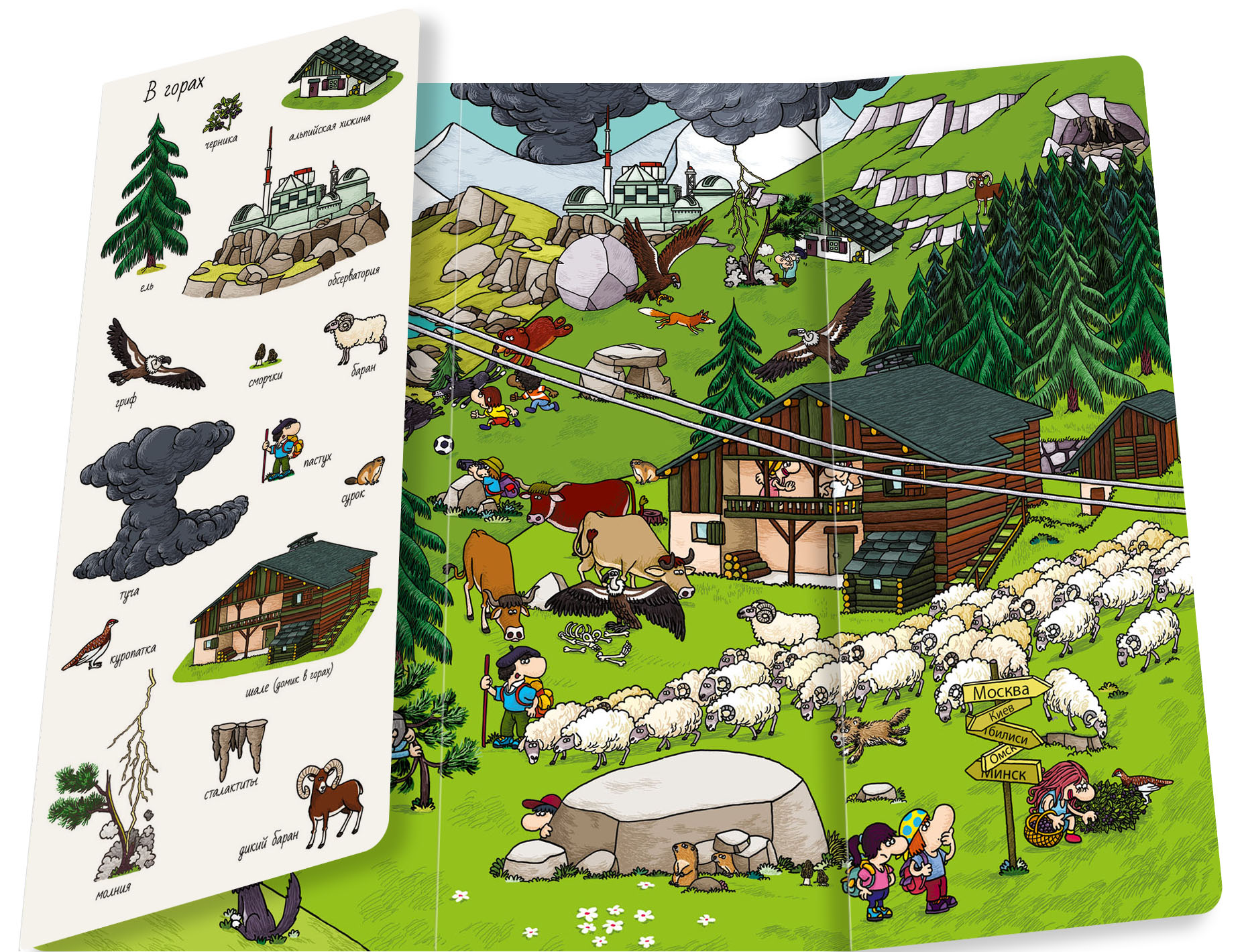 Книга Clever Найди и покажи. На природе - фото 2