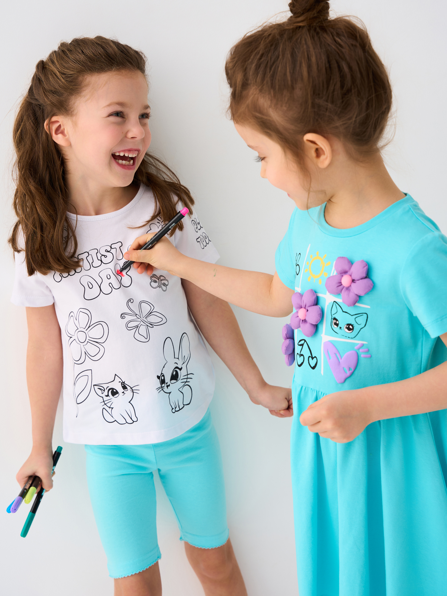 Футболка и фломастеры PlayToday 12622096 - фото 3