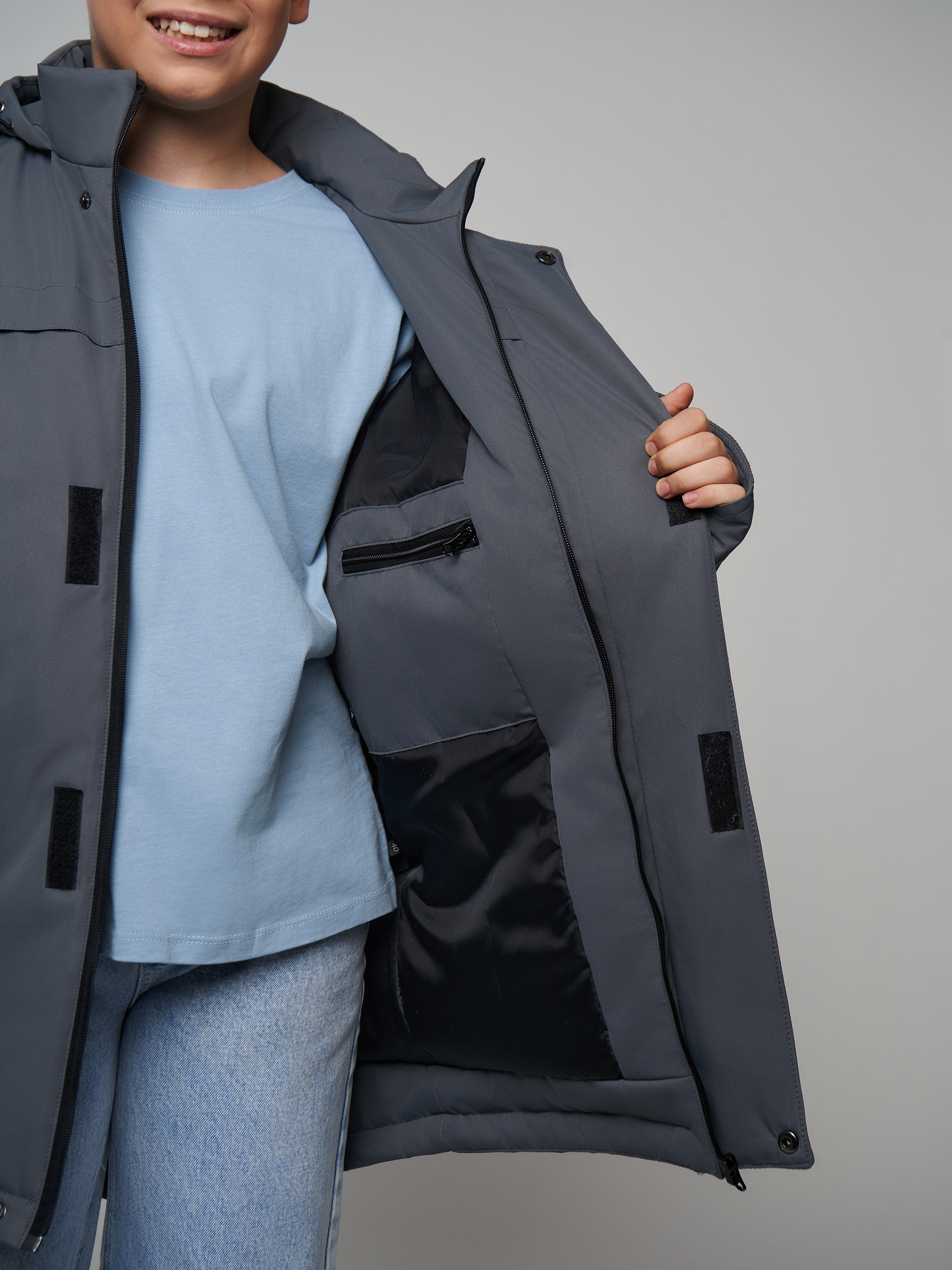 Парка RODOS М-305/серый - фото 14