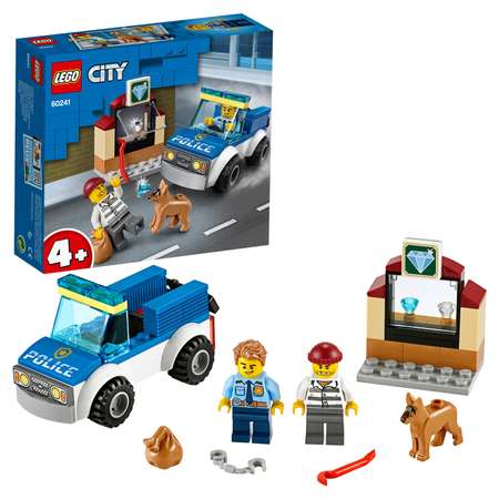 Конструктор LEGO City Police Отряд с собакой блочный