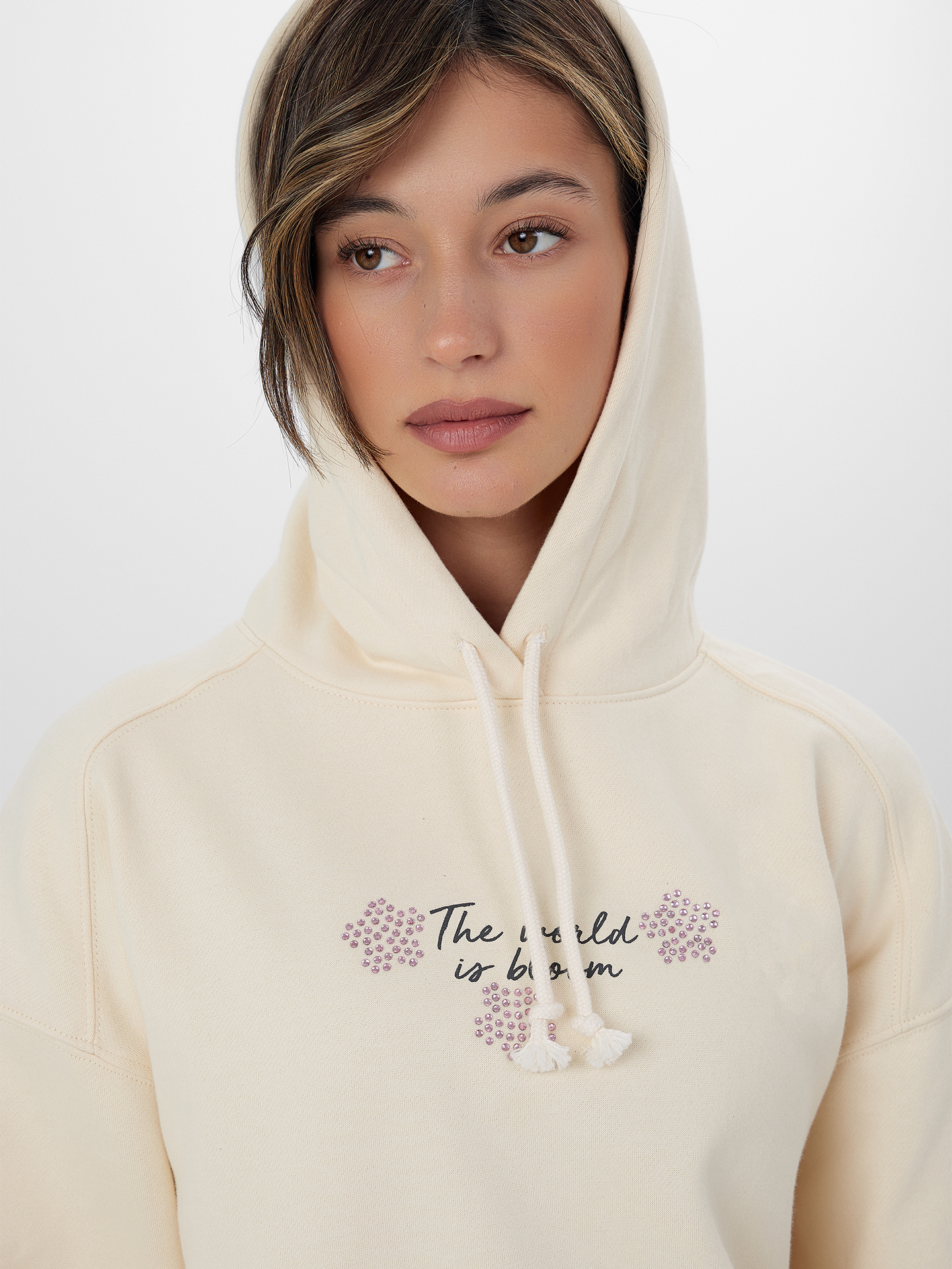 Худи Mark Formelle (Марк Формэль) 122954/сливочное масло +печать - фото 5