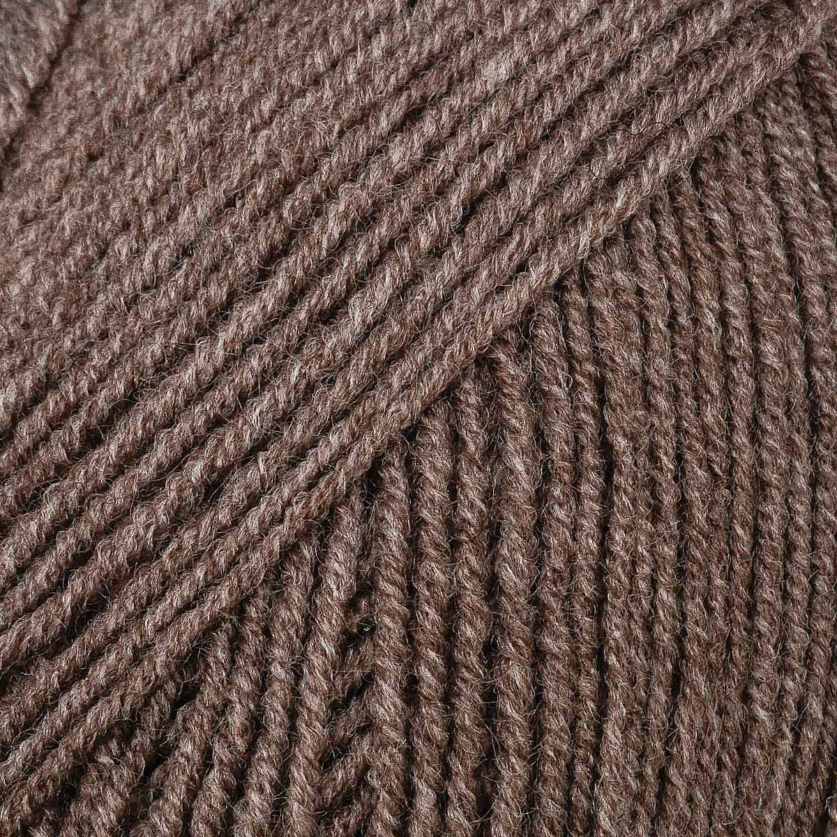 Пряжа Alize полушерстяная теплая Lanagold fine 100 г 390 м 5 мотков 240 коричневый меланж - фото 5