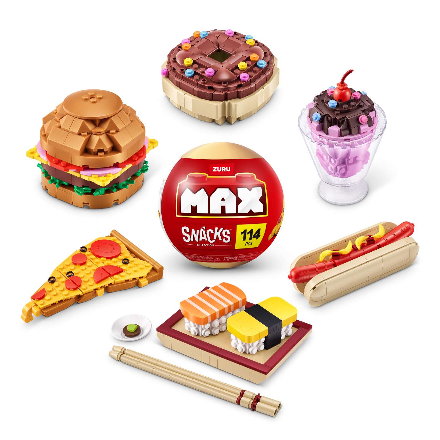 Конструктор Zuru Max Снэк - фото 18