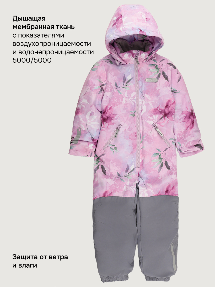 Комбинезон NIKASTYLE 8м3026 розовый/светло-серый - фото 6