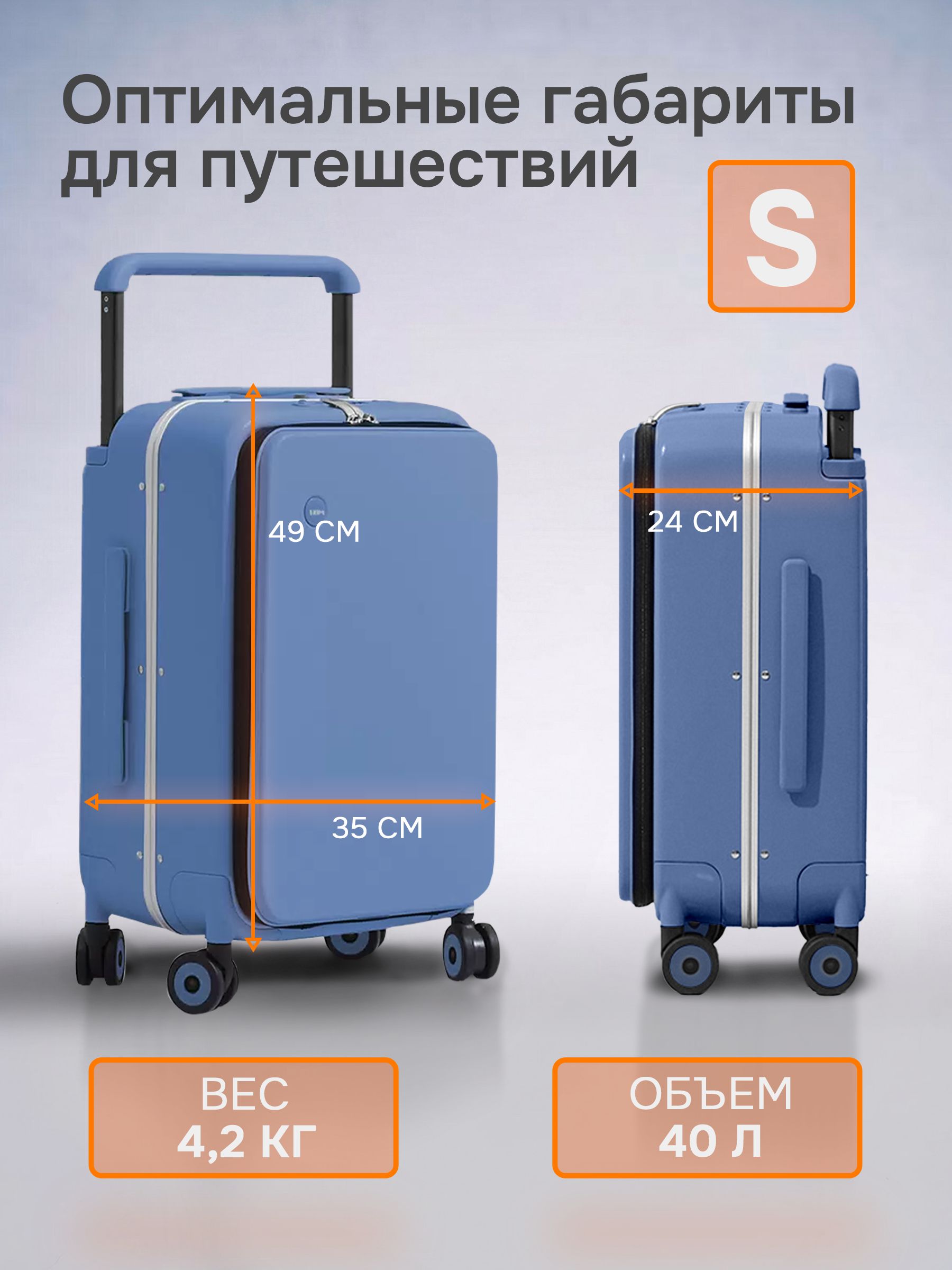 Чемодан MIXI - фото 3