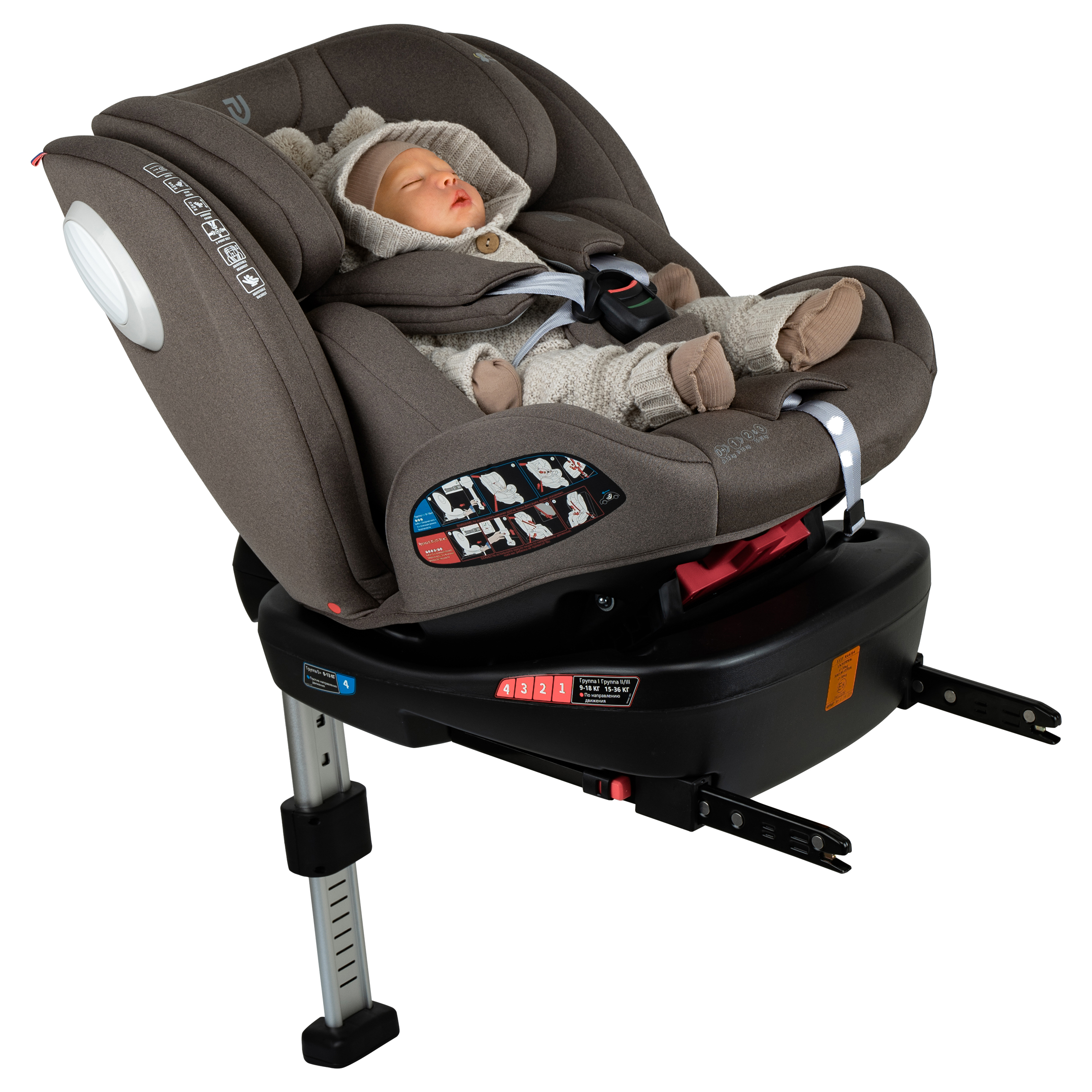 Автокресло JOVOLA Jet Isofix 0+/1/2/3 (0-36 кг) - фото 14