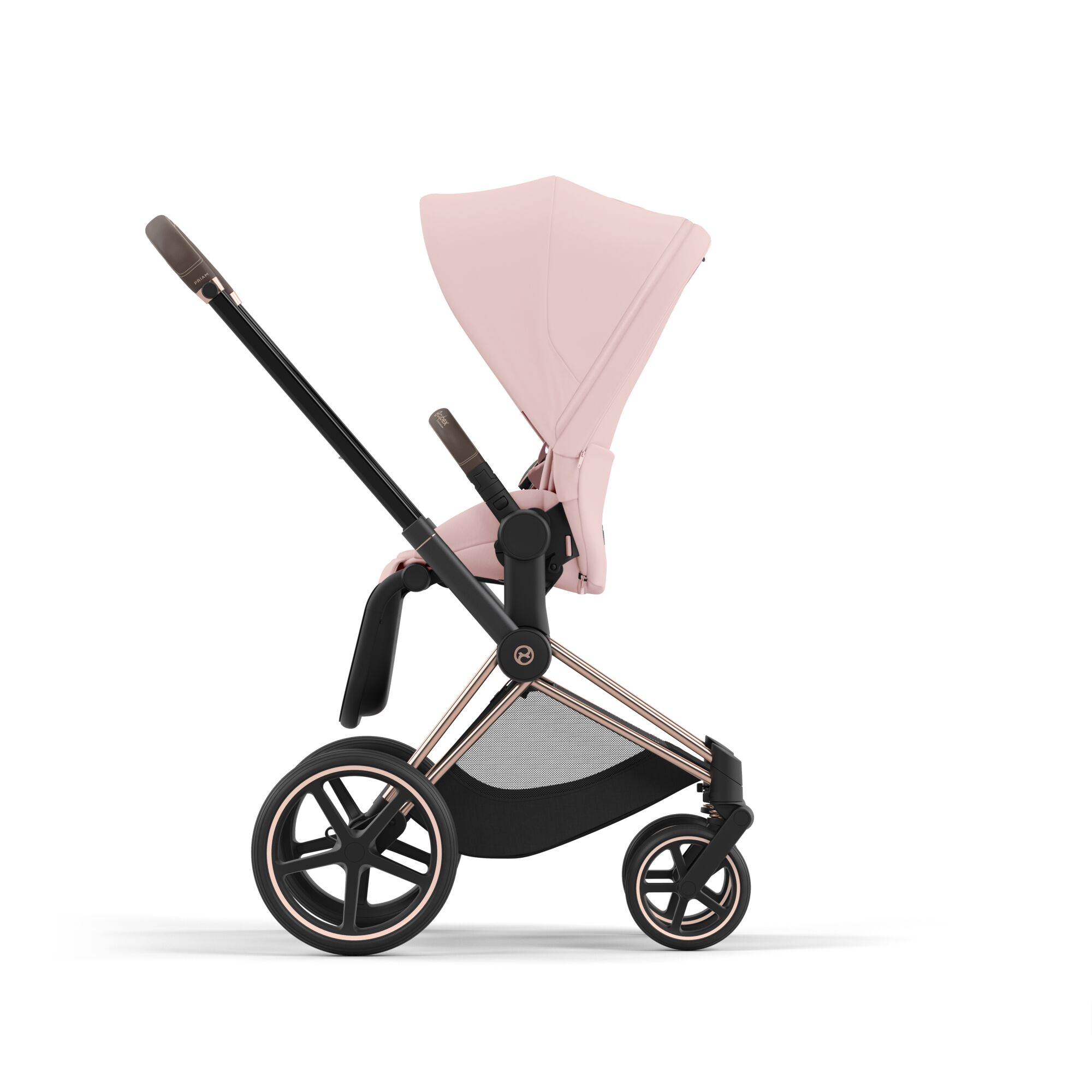 Коляска 2в1 Cybex Priam IV Rosegold розовый - фото 9