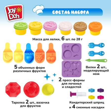 Масса для лепки Joy-Doh Фруктовое разнообразие