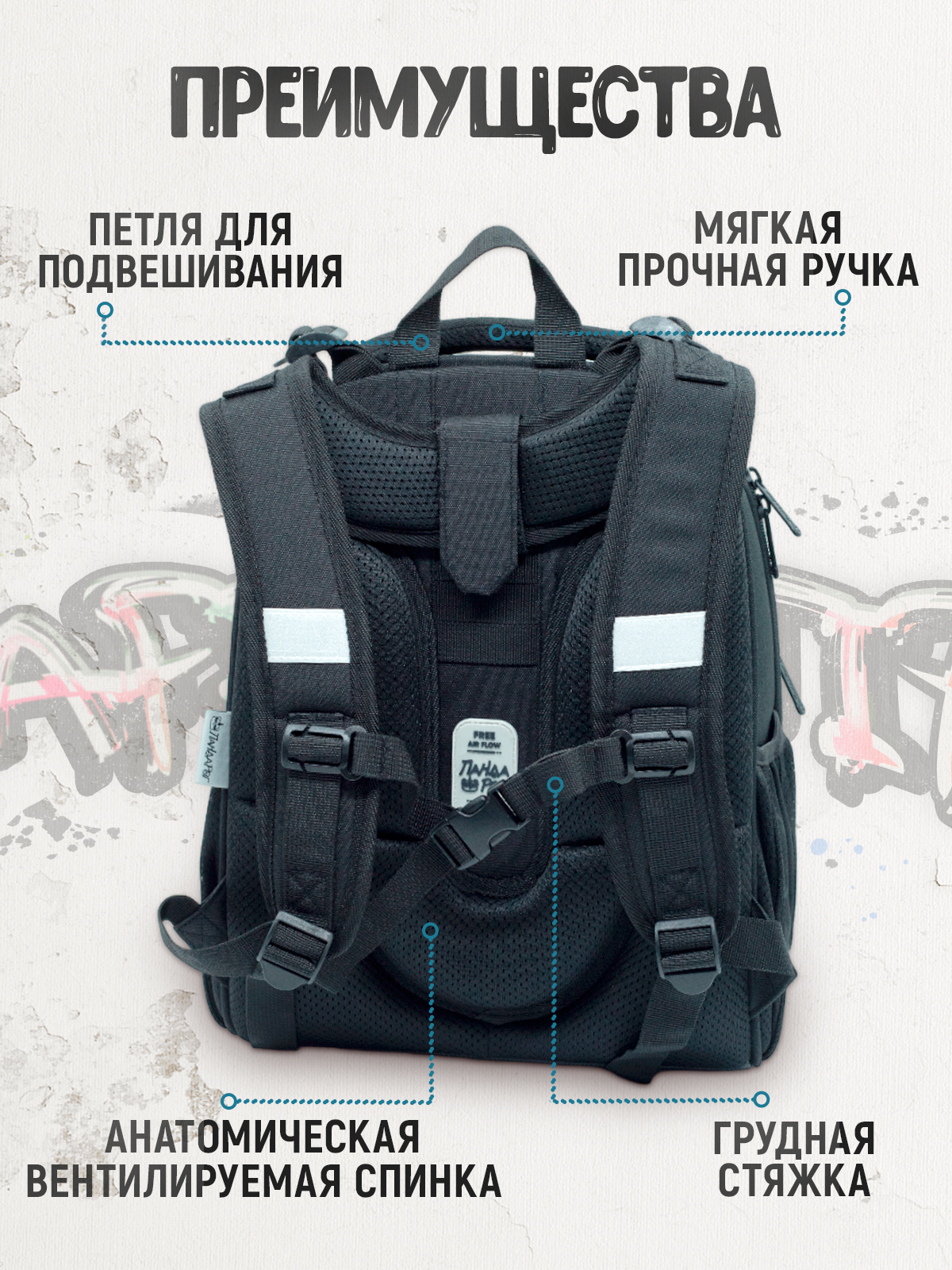 Ранец ПАНДАРОГ Music Lover - фото 4
