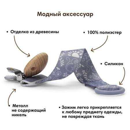 Клипса для пустышки Elodie