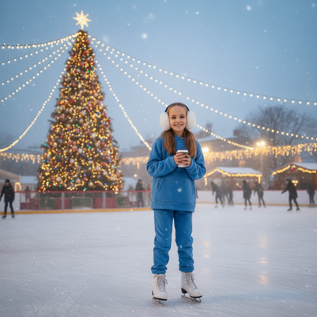 Худи и брюки Утенок 7043г(ш) синий - фото 4