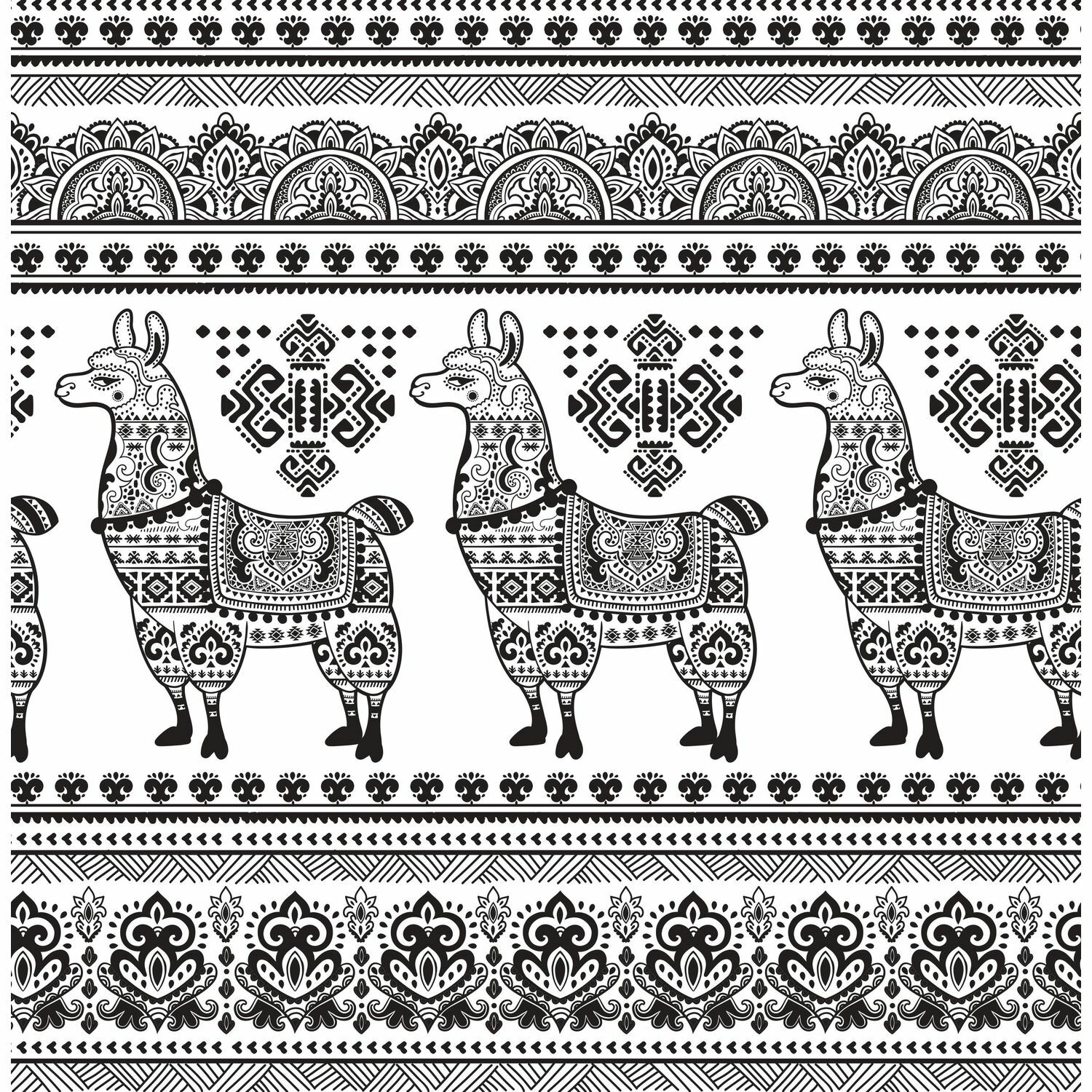 Раскраска Эксмо Ламы no drama-color lama Раскраска-антистресс для творчества и вдохновения - фото 5