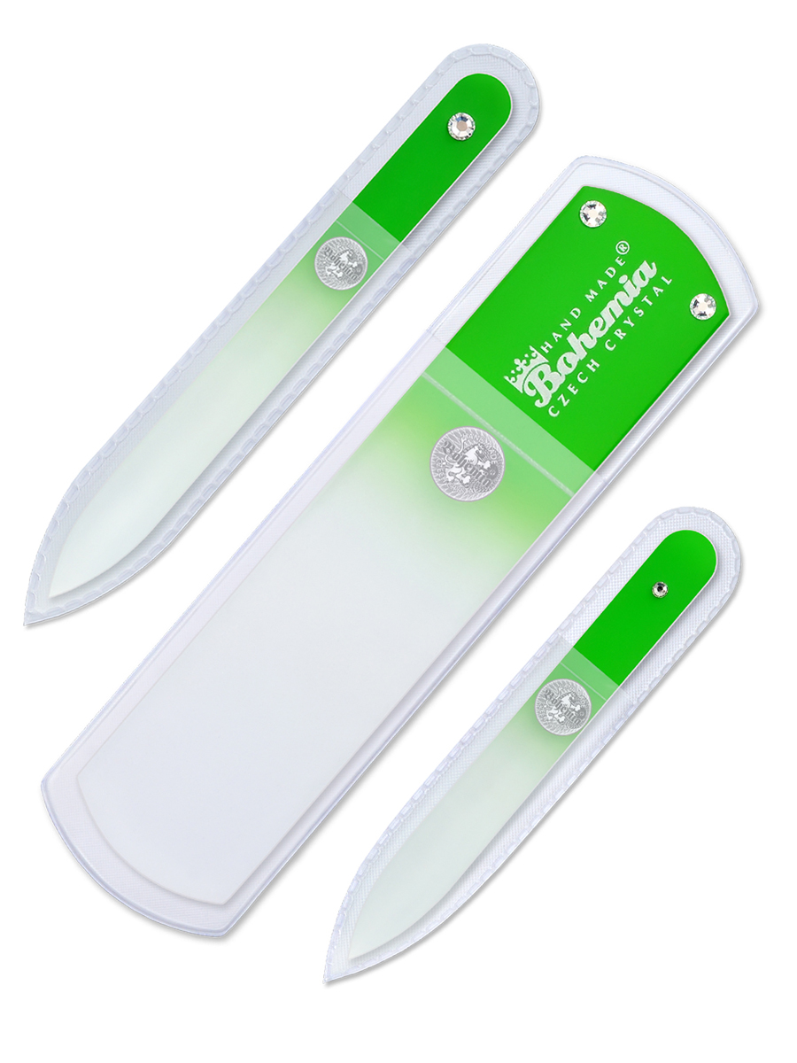 Маникюрный набор BOHEMIA Czech Glass Nail Files 3 предм. - фото 2