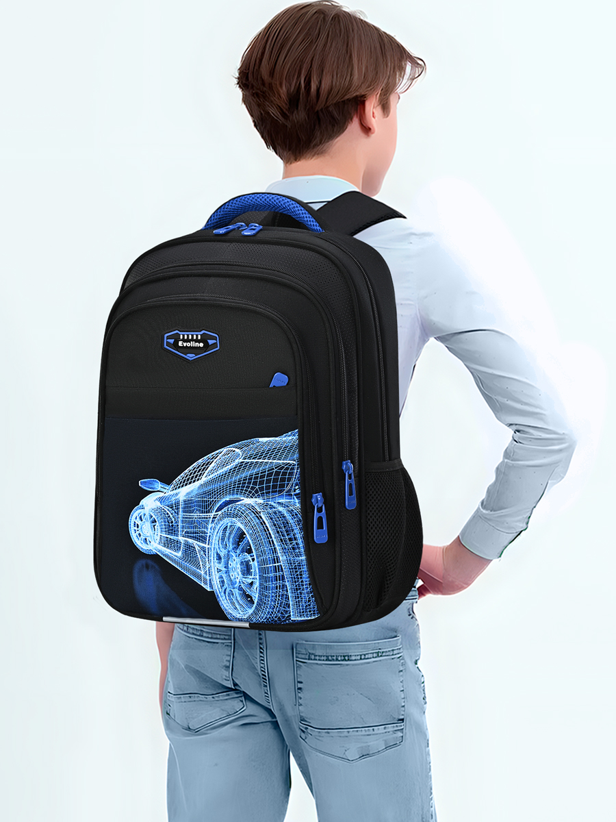 Ранец Evoline EVO-1009-car-41 - фото 13