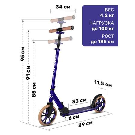Самокат CITYRIDE двухколесный