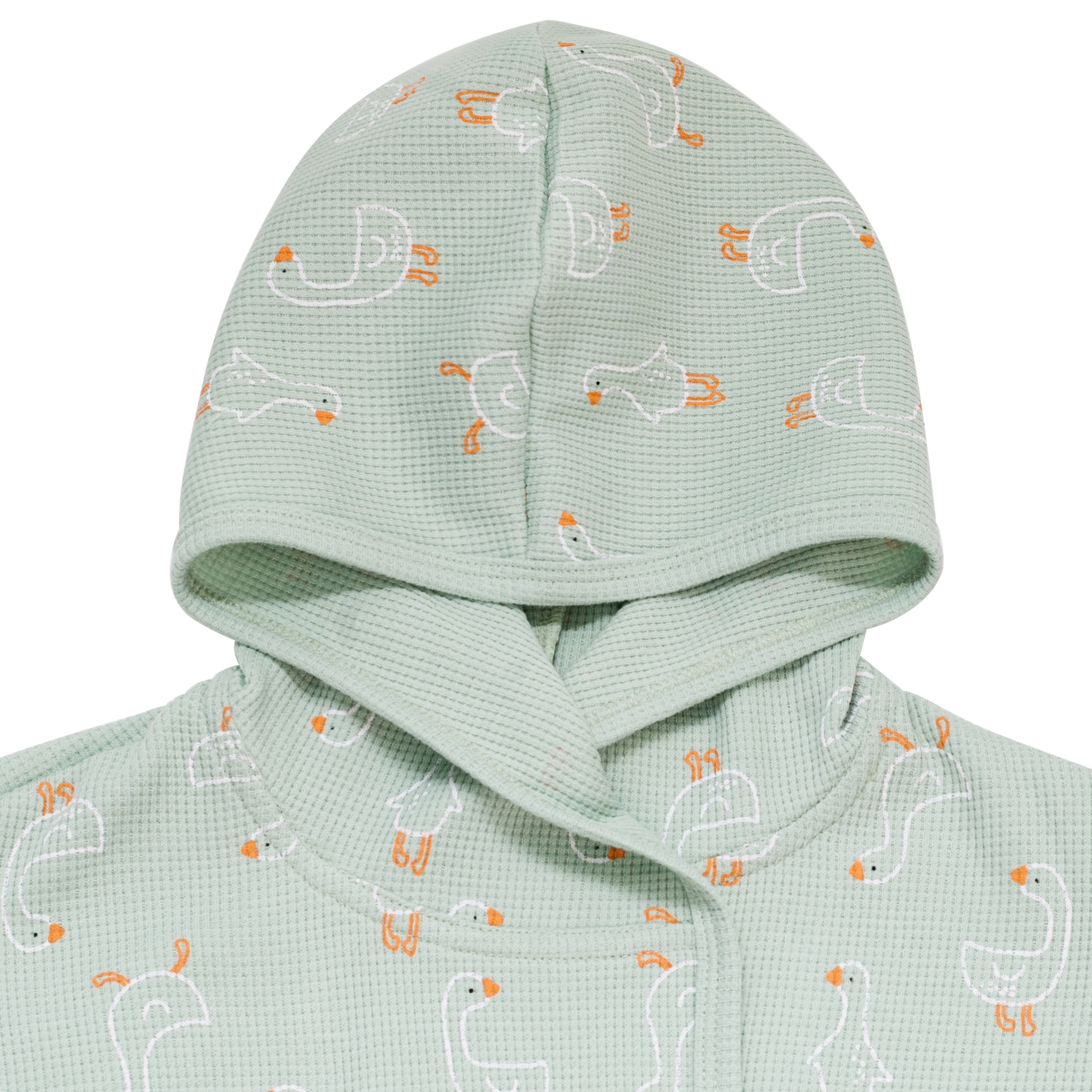 Халат Фабрика Бамбук M030505KV/133NA/гуси_олива - фото 4