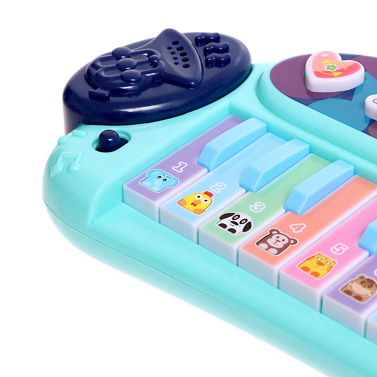 Игрушка музыкальная Sima-Land Весёлые зверята пианино - фото 4