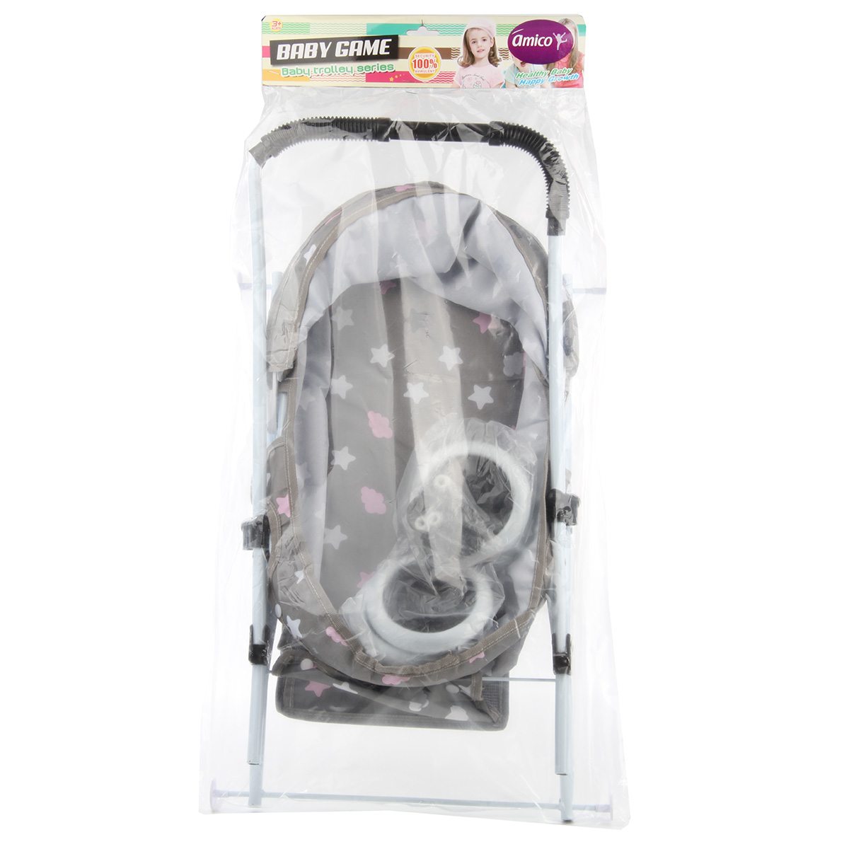 Прогулочная коляска для кукол AMICO 117806 - фото 4