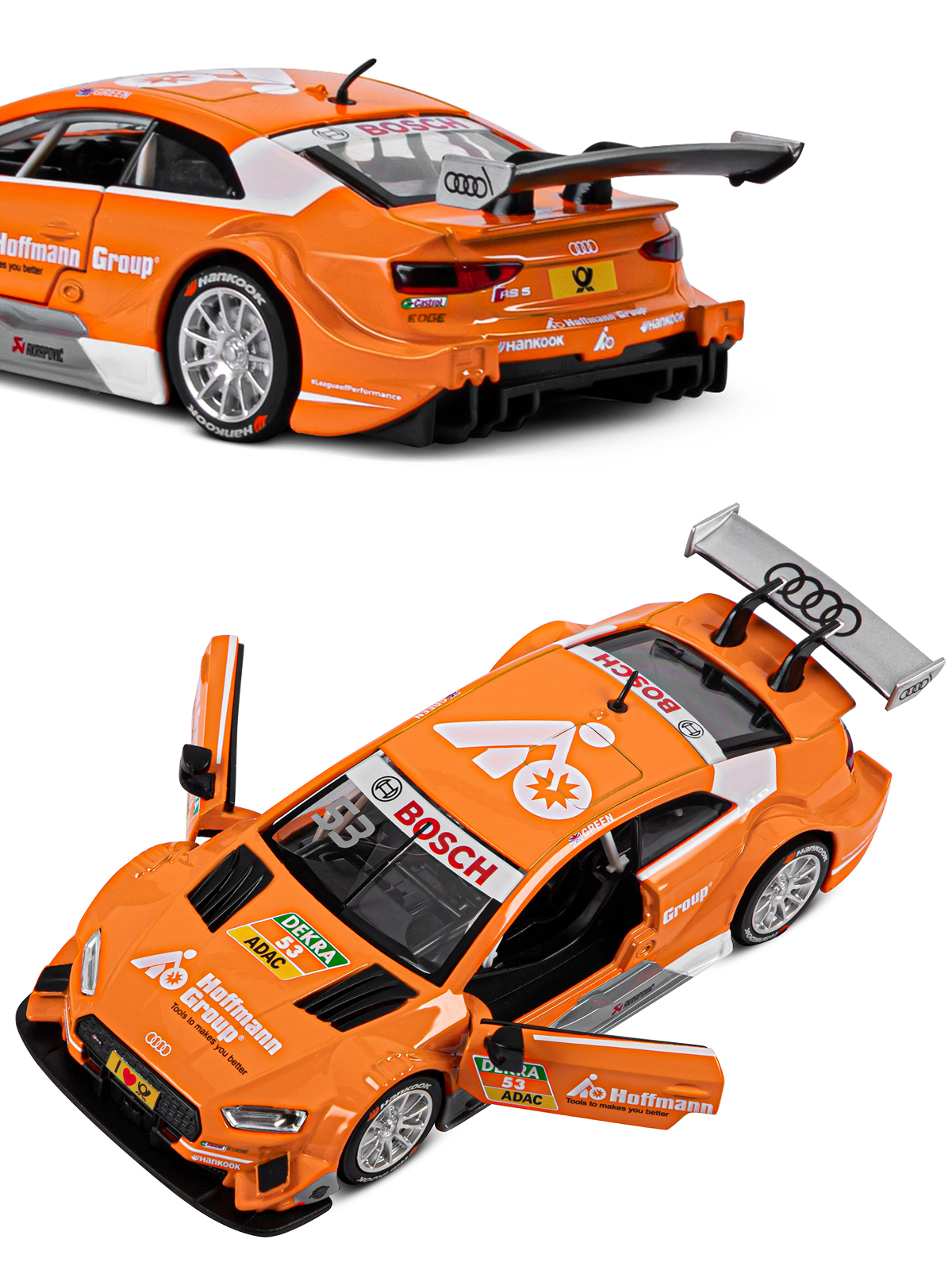 Автомобиль АВТОпанорама Audi RS5 DTM 1:32 JB1251323 - фото 9