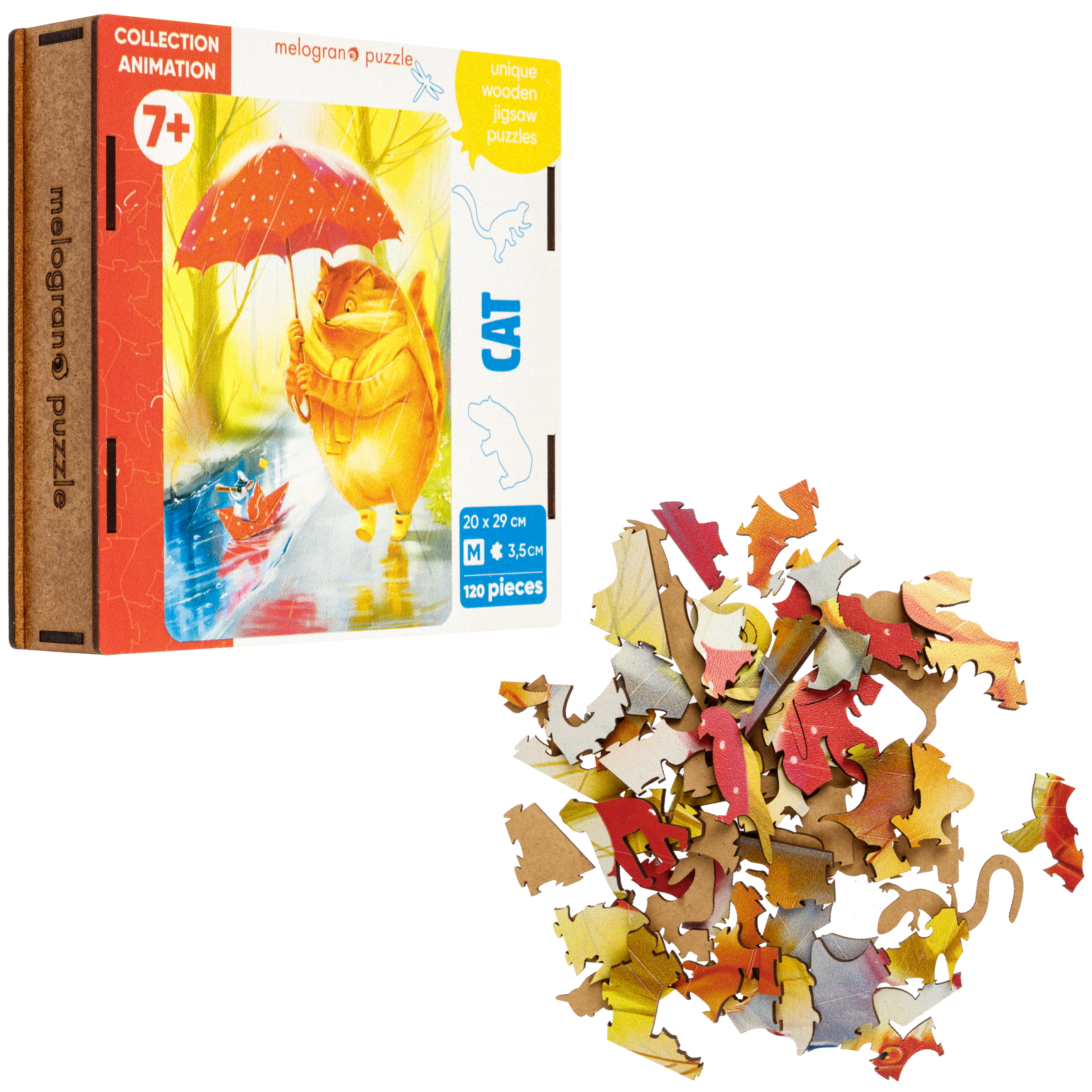 Пазл Melograno puzzle деревянный - фото 2