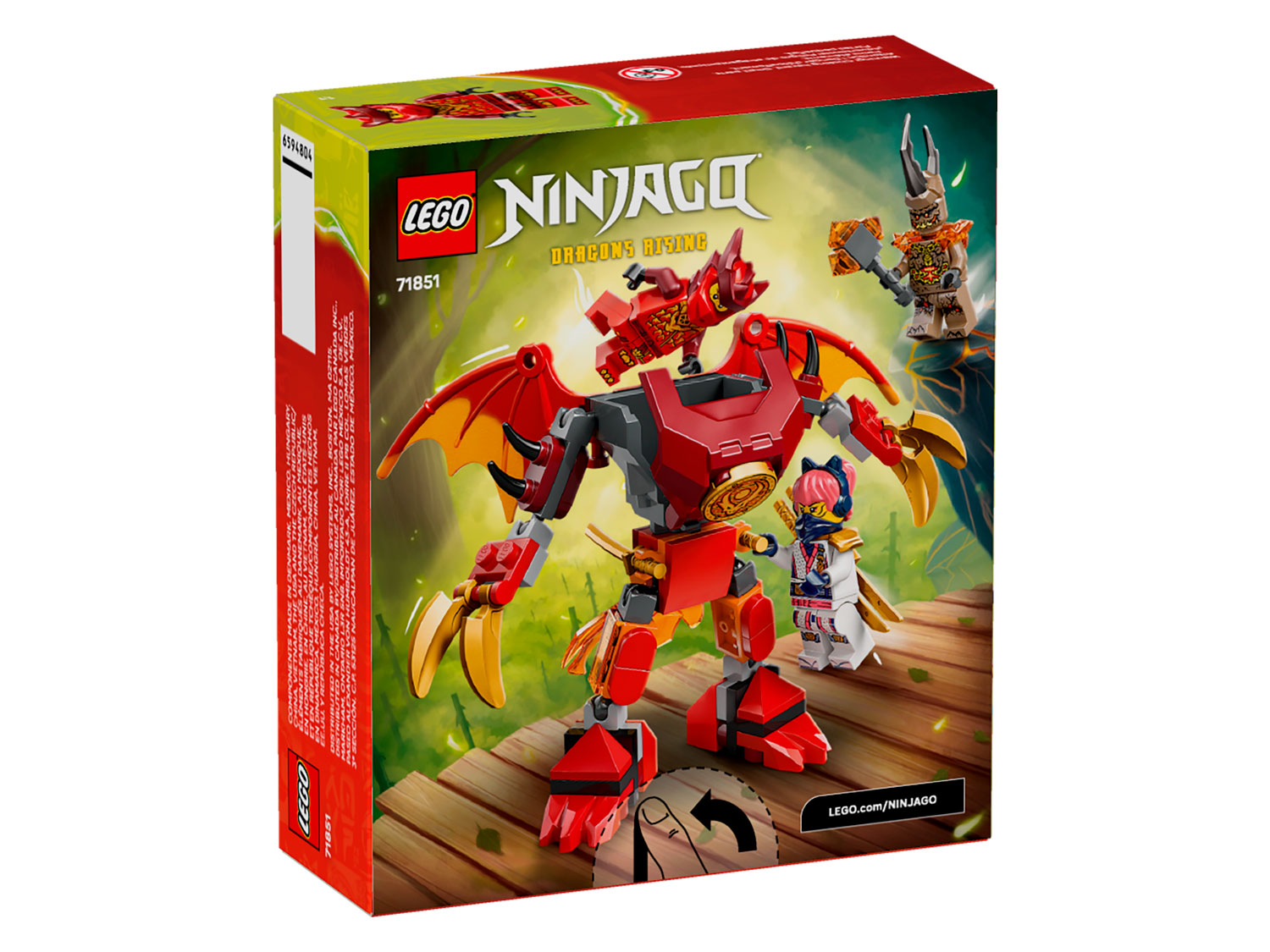 Конструктор LEGO NINJAGO Боевой набор 71851 85 дет. - фото 4