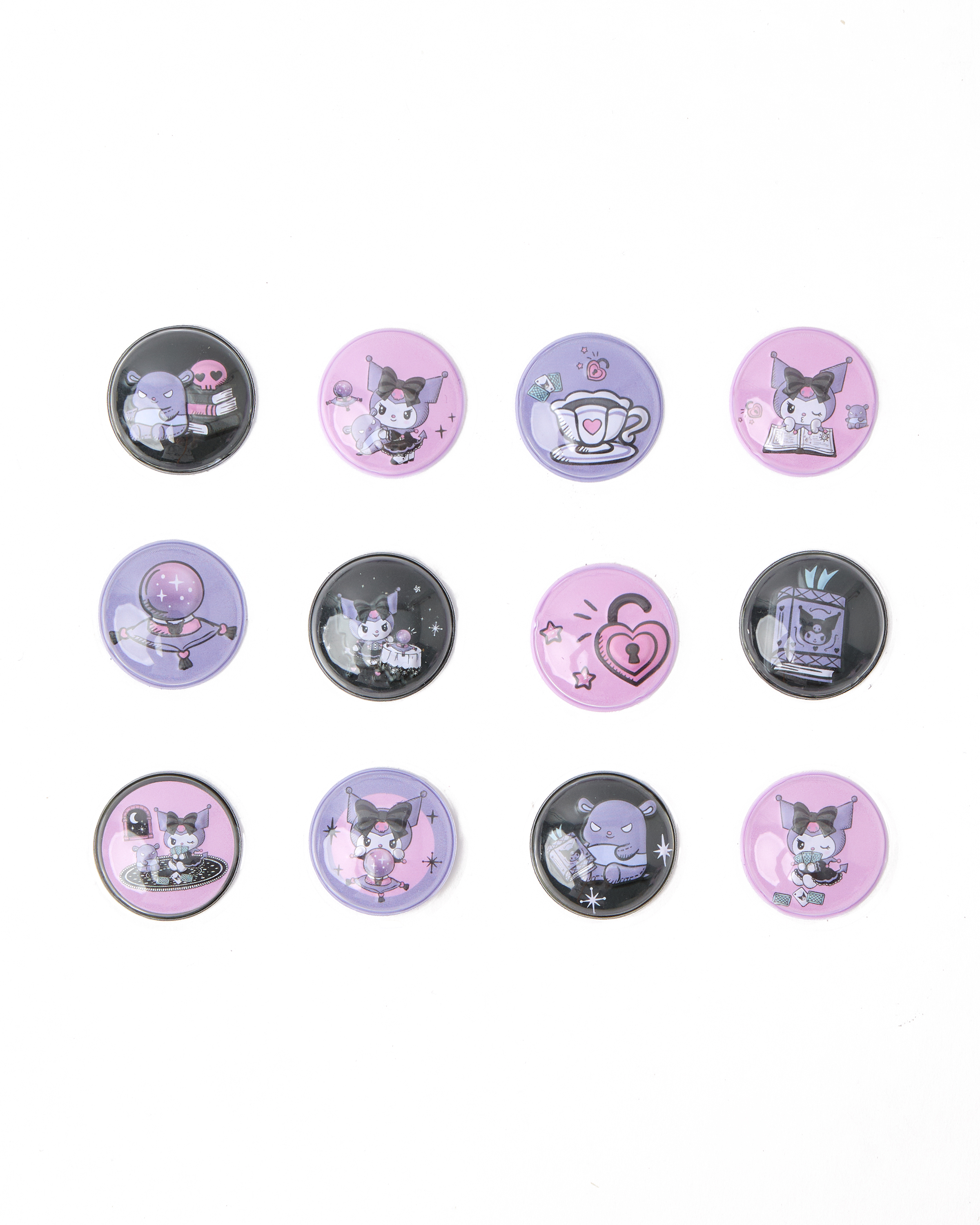 Наклейки Attivio Kuromi 12 шт. - фото 3