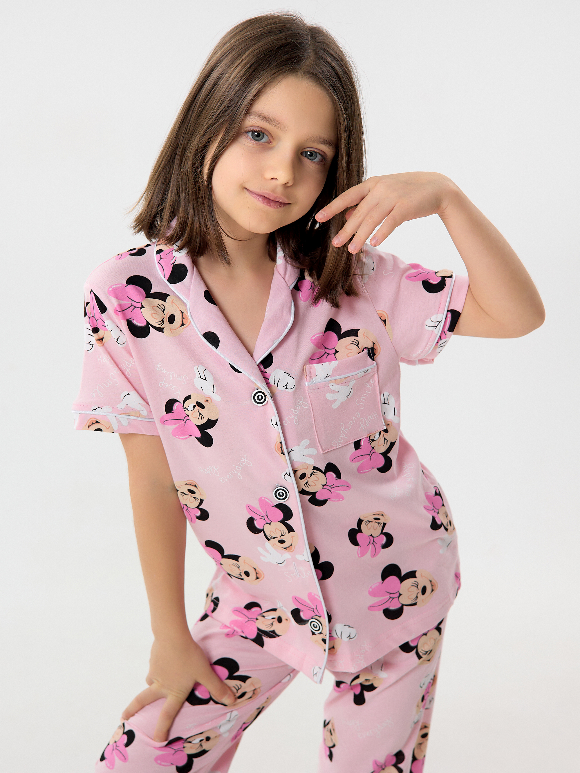 Пижама YAXX 004--Пижама микки/розовый - фото 2