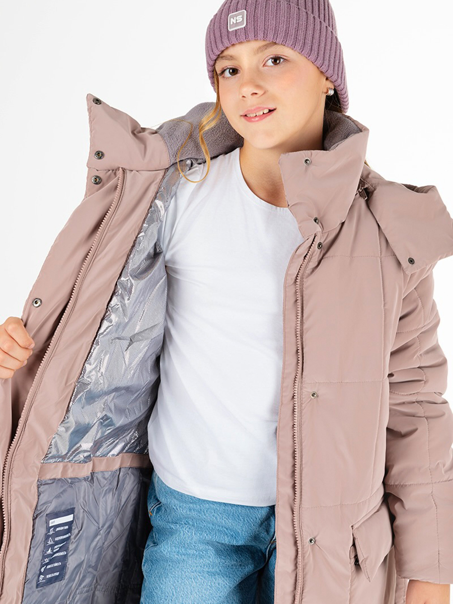 Пальто NIKASTYLE 6з9024 какао - фото 3