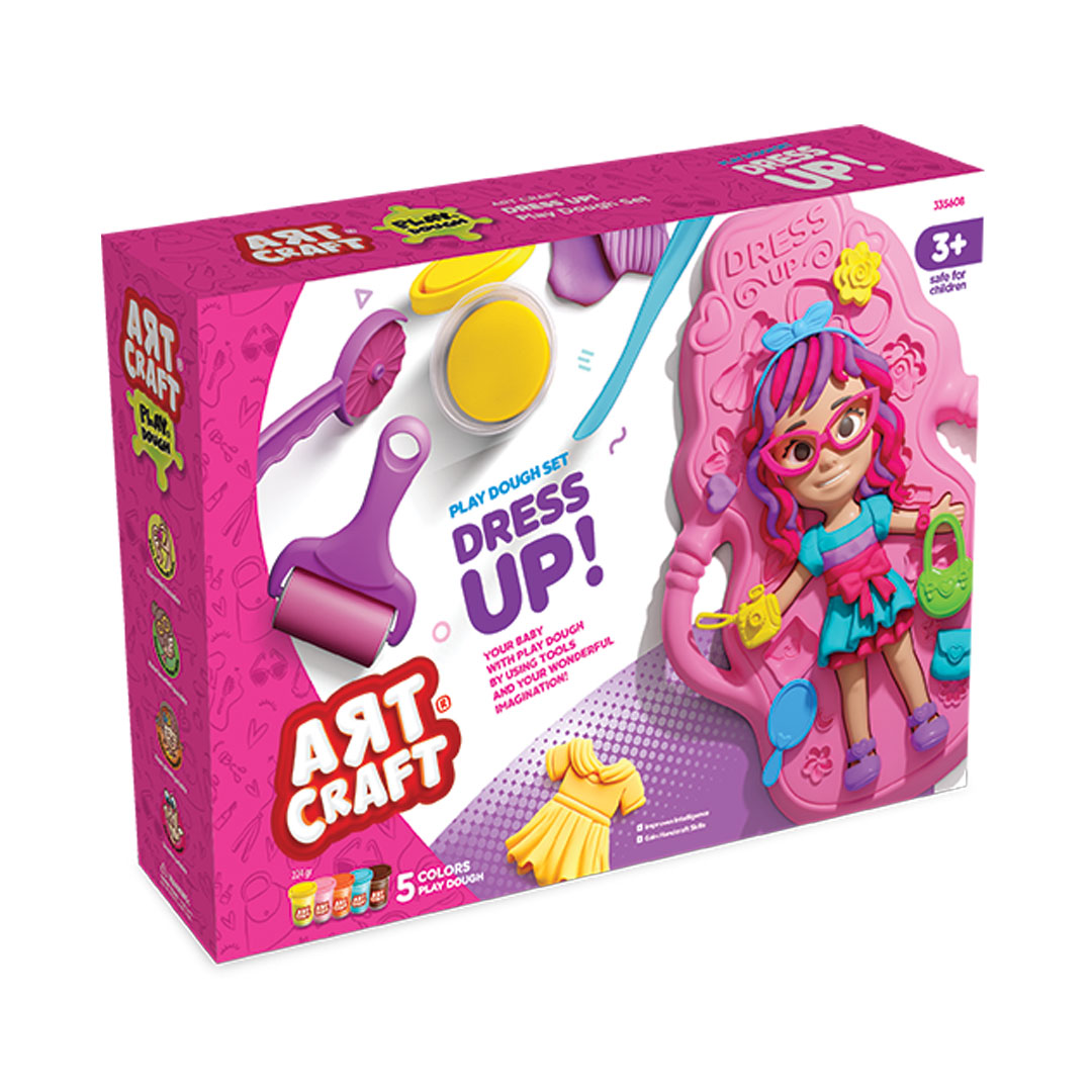 Тесто для лепки AЯT CRAFT 5 цв. - фото 3