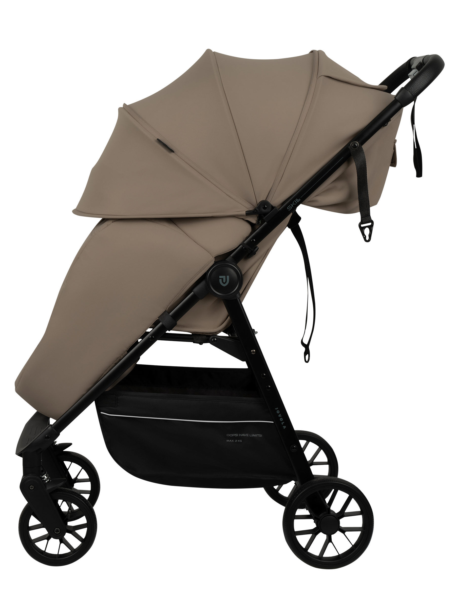 Коляска прогулочная JOVOLA Skill бежевый - фото 18