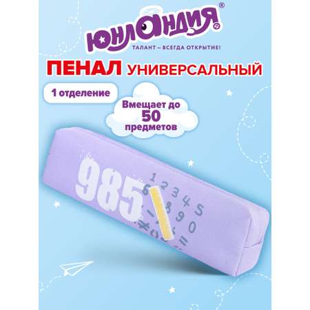 Пенал Юнландия для девочек 1 отделение