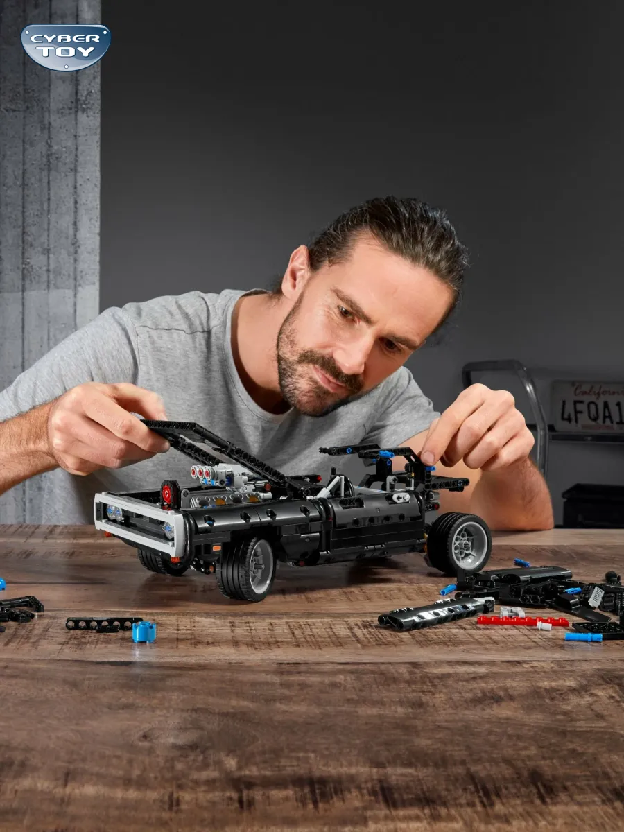 Конструктор CyberToy Машина technic Dodge 1077 дет. - фото 7